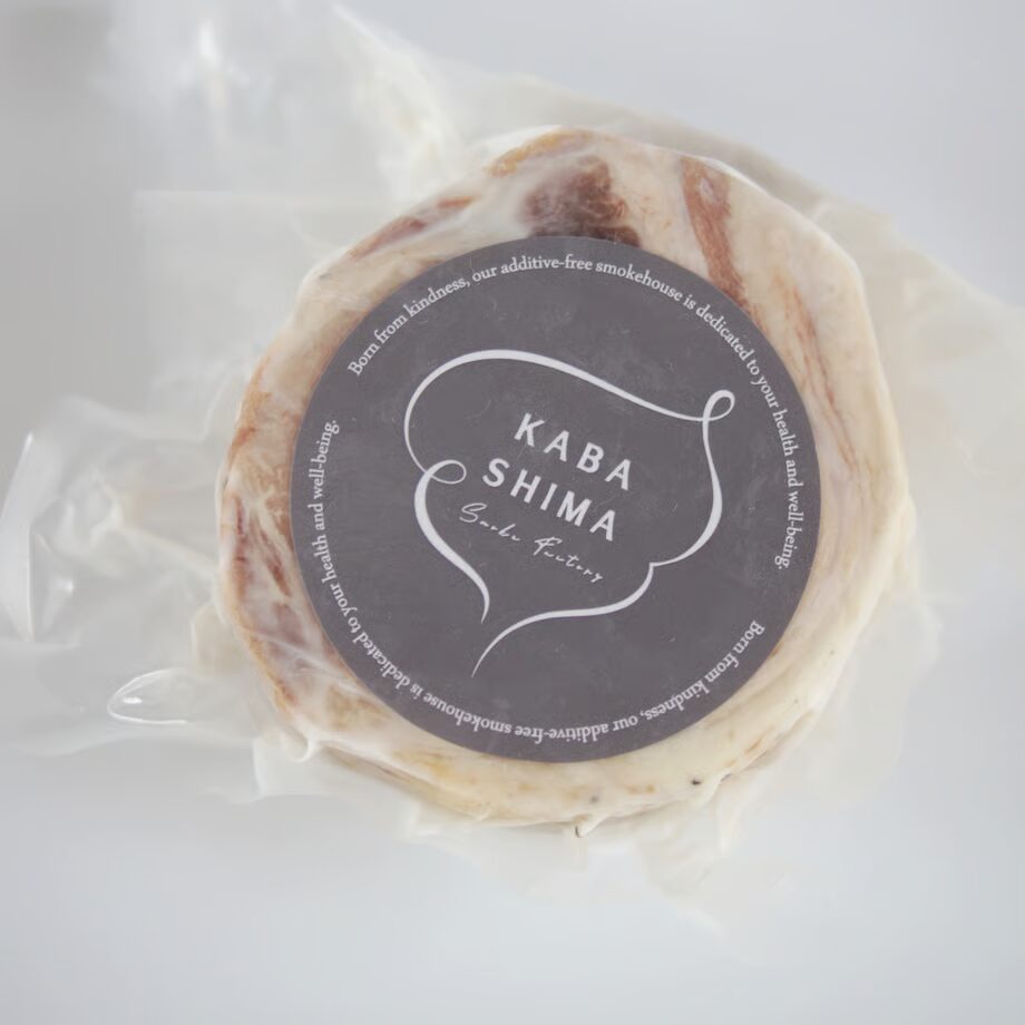 放牧豚の無塩せきスモークハム ブロック