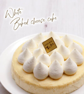 自然素材の菓子工房ましゅれ 北海道 白いベイクドチーズケーキ