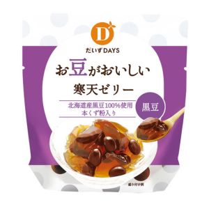 だいずDAYS お豆がおいしい寒天ゼリー 黒豆