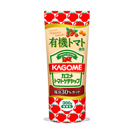 KAGOMEトマトケチャップ 300g 塩分30%カット