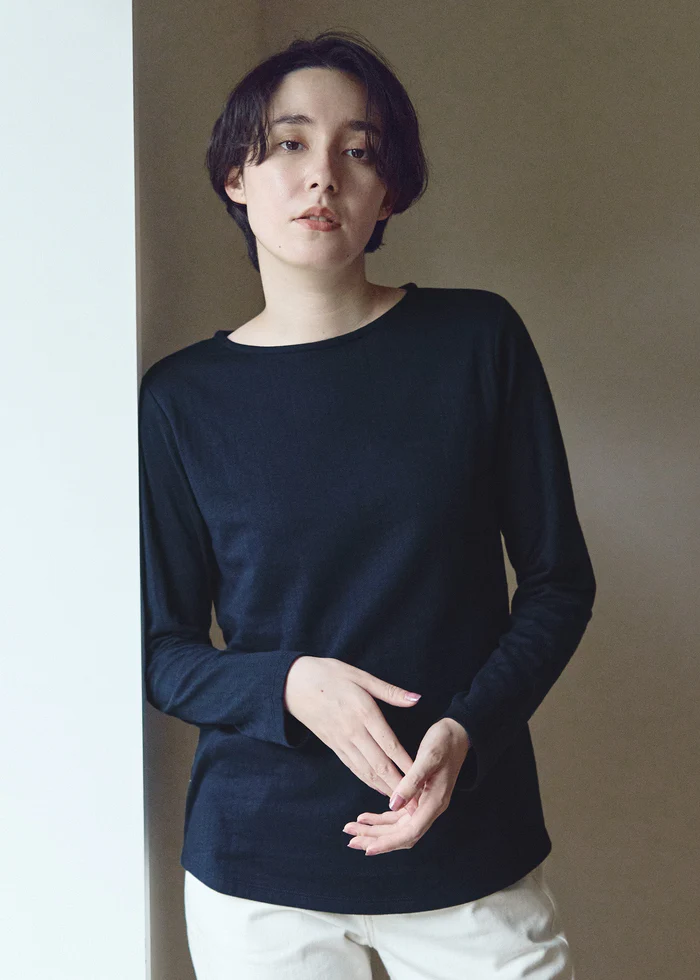 PeopleTree ダブルガーゼボートネックトップ