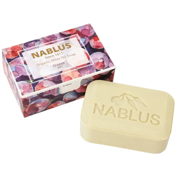 NABLUS SOAP 無添加 完全オーガニック石鹸 ぶどう