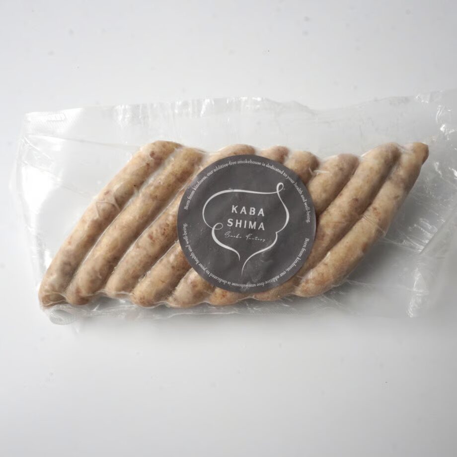 放牧豚の無塩せきあらびきソーセージ